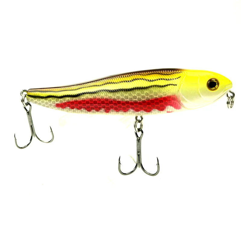 E Приманка для рыбалки карандаш stickbaits bait 95mm15g isca искусственная для рыбалки кривошипная жесткая приманка верхний поверхностный карандаш 3D eyeCarp - Цвет: E