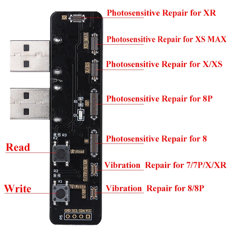 ЖК экран EEPROM программатор для чтения и записи данных iPhone 8/8Plus/X/XR/XS MAX