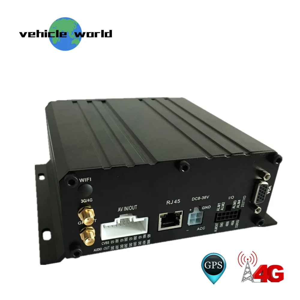 4 канала AHD 720P школьный автобус прицеп грузовик такси автомобиль HDD SD карта GPS 3G 4G