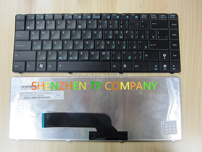 Совершенно новая клавиатура для ноутбука ASUS K40 K40A K40C K40S K40AC K40AE K40AF k40an k40e k40ij k40in K40ID