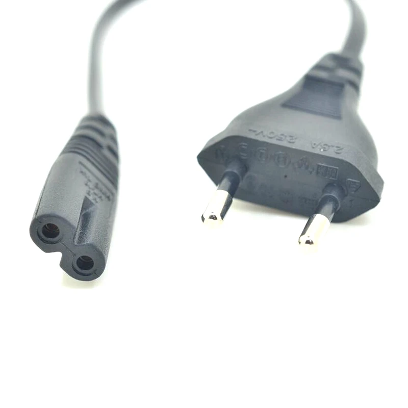 2-контактный разъем VDE для кабеля питания IEC320 IEC 320 C7 Короткие цифровые продукты