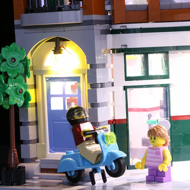 Светодиодная лампа для LEGO2019 новая уличная серия 10264 угловая Автомобильная