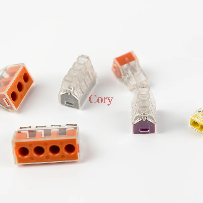 10 шт PCT-102/103D/104/104D/106/108 2/3/4/6/8 pin Универсальный Компактный проводной соединитель