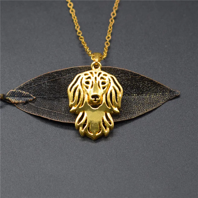 Ожерелья Elfin с длинной шерстью модные золотистые Серебристые украшения