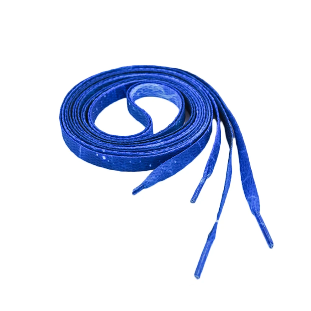 Синий New Sneaker Flat Shoelaces Hiking Boots Shoe Strings Colored Shoe Laces For Sneakers Laces - Цвет: Синий
