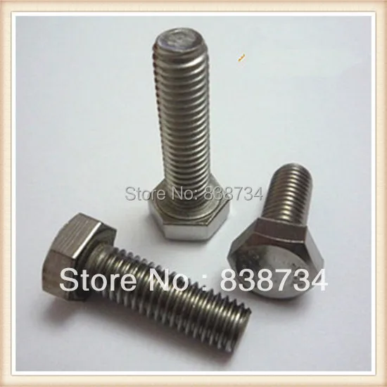 

m3*40 din933 full threaded hex bolts (100pcs/lot)