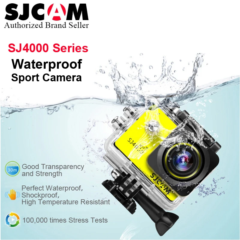Оригинальная Экшн камера SJCAM SJ4000/ SJ4000AIR/ SJ4000 WIFI 1080P 2 0 LCD Full HD Водонепроницаемая