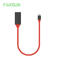 foxsun usb type c to hdmi compatible 4k cable for 2016 2017 macbook pro imac samsung galaxy s9 s8 plus note 8 xps 13 15