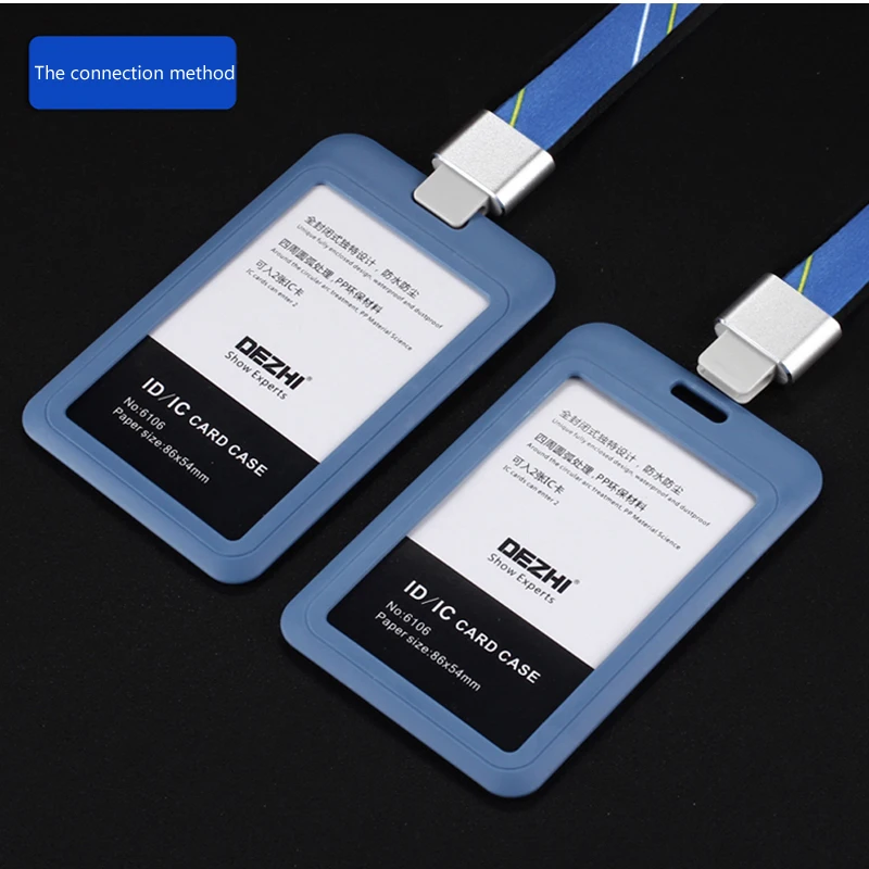 DEZHI модный стиль ID IC карты держатель значка работы карты с полиэфирным шнурком, самая низкая цена, может изготовить логотип, OEM