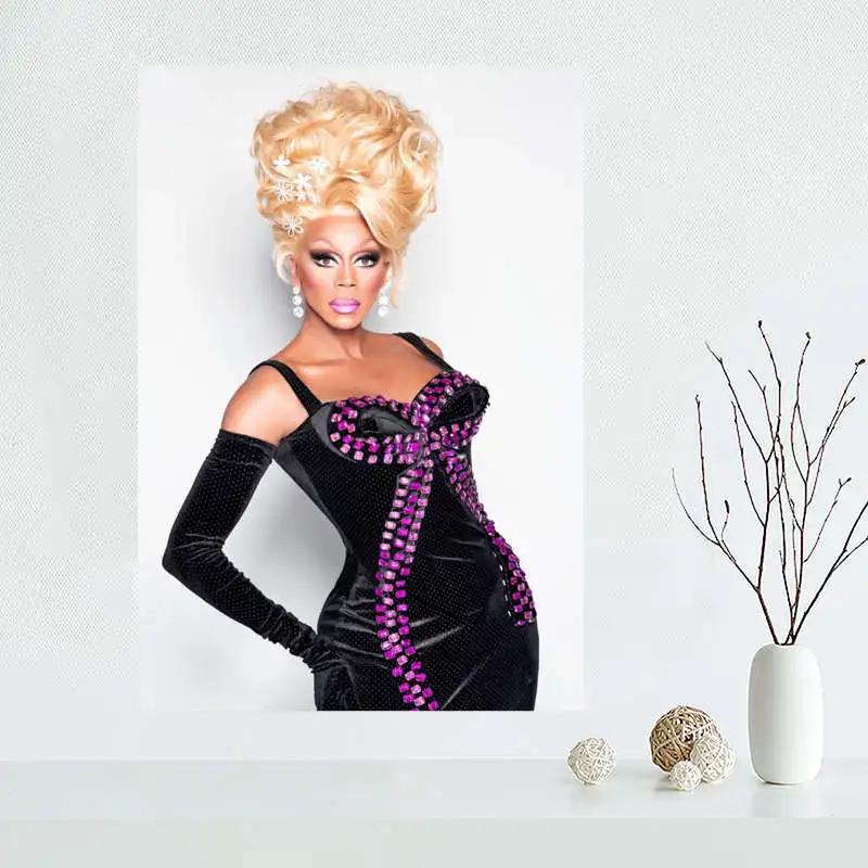 Модный Индивидуальный Коврик для rupaul Холст плакат настенный художественный