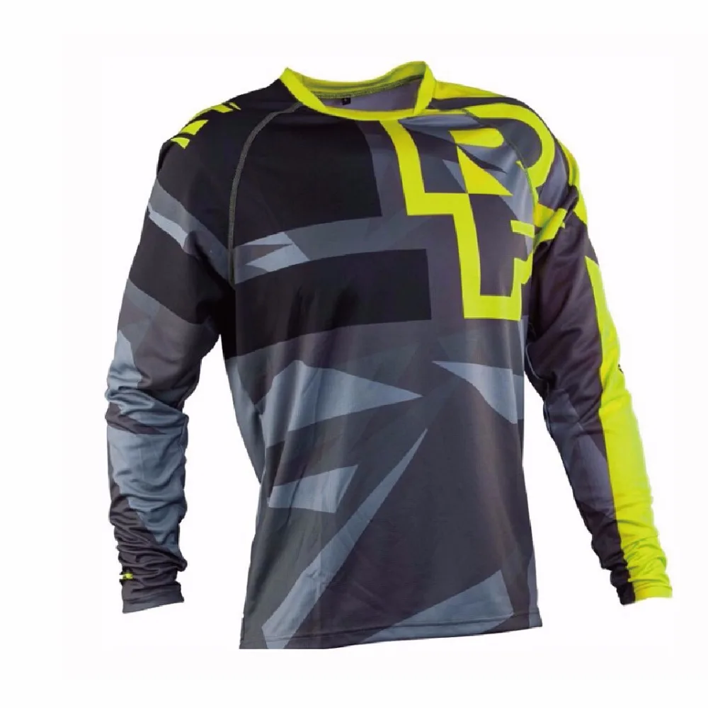 Motorcycle Logo Long Sleeve Jersey Enduro DH Bike Bicycle MTB ATV Motobike Motocross Cycling Tops | Jerseys
