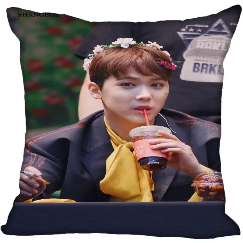 Новинка наволочки FTISLAND Lee HongKi с принтом квадратная шелковая наволочка домашние