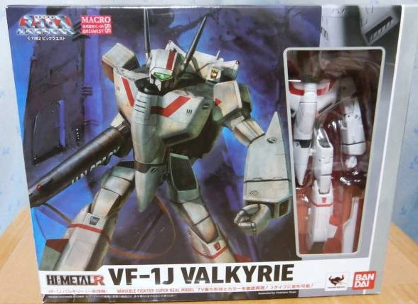 Оригинальный Bandai 100% тамас Здравствуйте i Nation METAL R фигурку VF 1J Валькирия от &quotMacross: