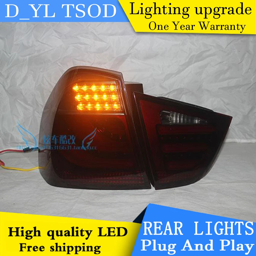 D_YL автомобильный Стайлинг для BMW E90 318i 320i 325i задние фонари 2009-2012 светодиодный