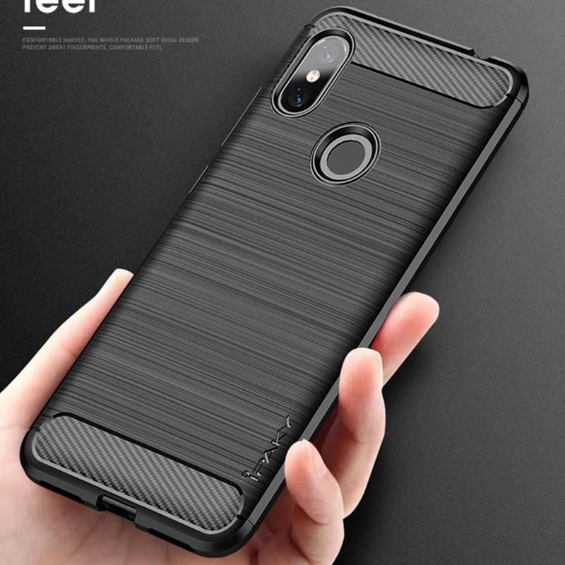 Чехол iPaky для Xiaom Redmi Note 5 Pro Мягкий Силиконовый противоударный чехол из