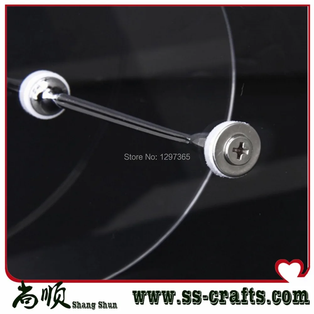 3 уровневая акриловая круглая подставка для кексов/Подставка кексов на день