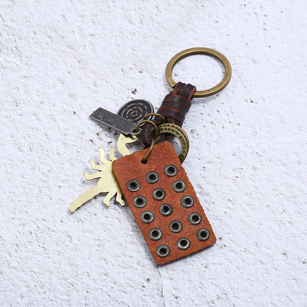 Vintage Unisex Handmade Faux Leather Wing Scorpion Keychain Bag Key Chain Ring New Design Nice Jewelry Gift Car Tool | Украшения и