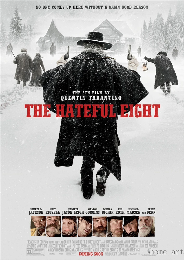 Постер The Hateful Eight четкое изображение настенные наклейки украшение для дома