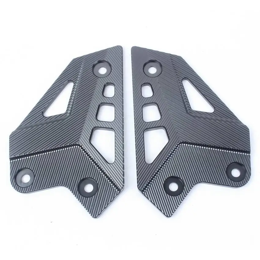 

CNC Rearset Foot Peg Mount Heel Guard Plates Cover Protector For Kawasaki Z900 2017 2018 2019
