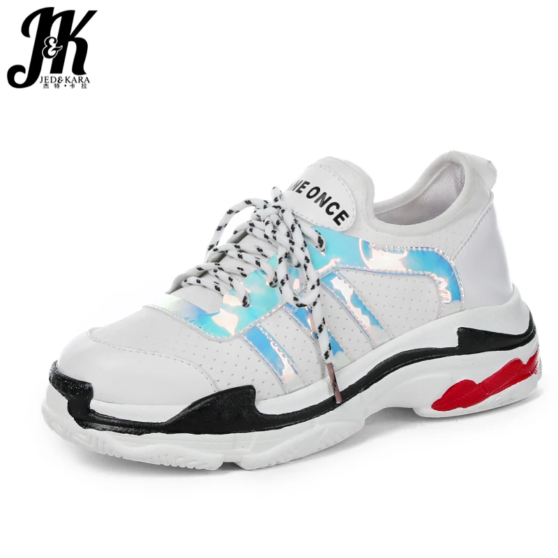 Модная повседневная женская обувь размера плюс 46 Вулканизированная с круглым