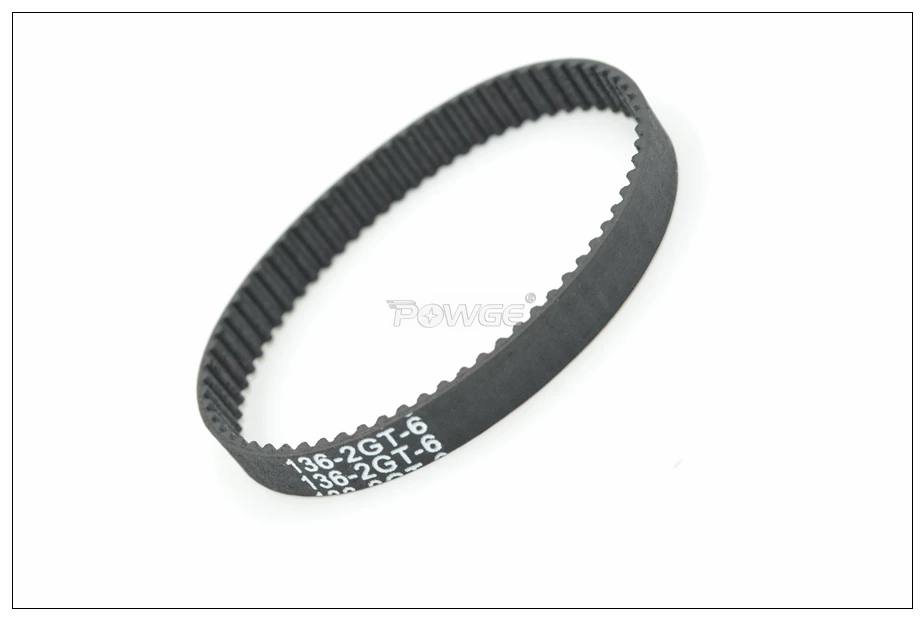 POWGE 130/132/134/136 2GT зубчатый ремень W = 3/6/9 мм зубы 65/66/67/68 GT2 замкнутому циклу
