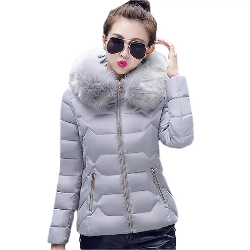 Женские зимние куртки и пальто коллекция 2016 года женские парки Толстая теплая
