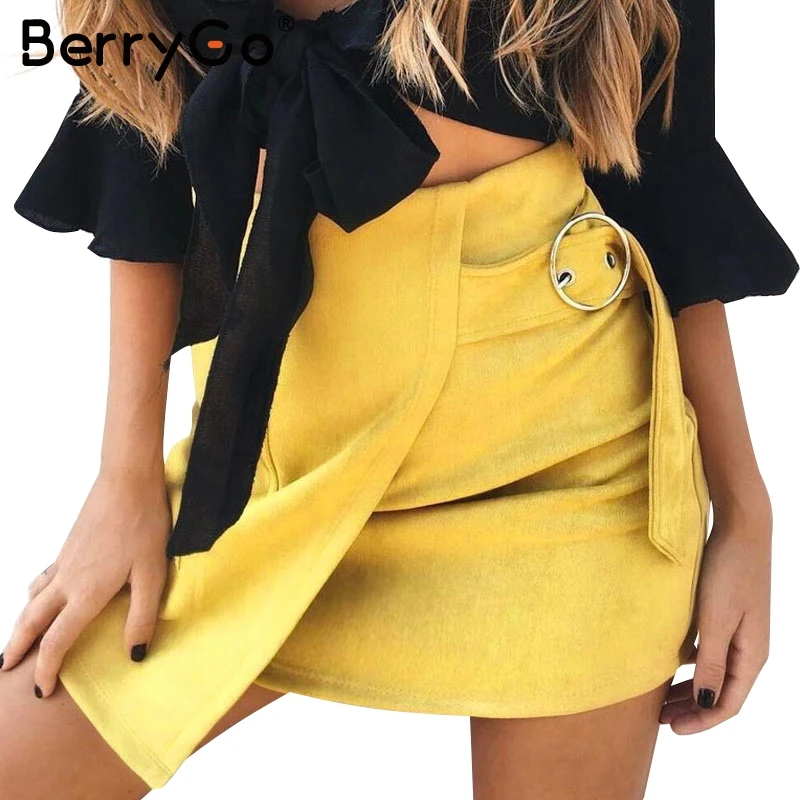 Юбка карандаш Женская замшевая с высокой талией на молнии|short mini skirt|mini skirtasymmetrical