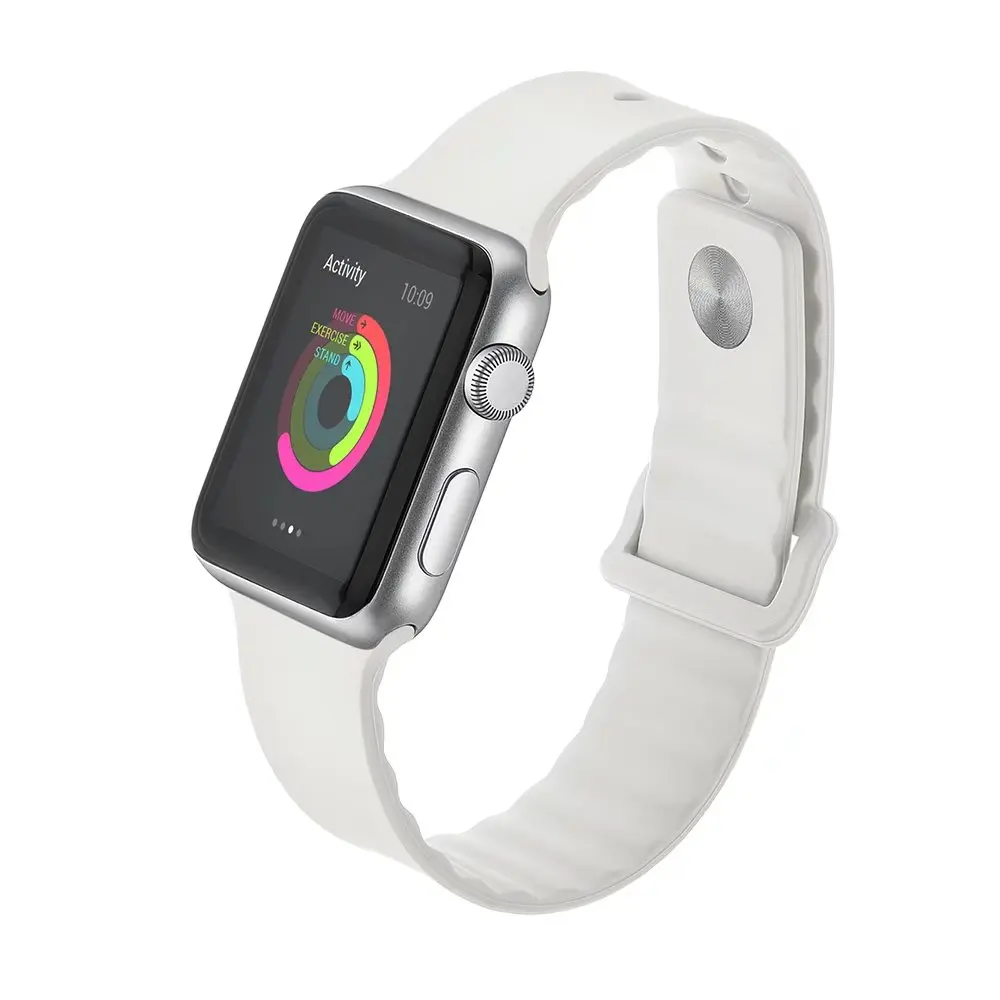 Силиконовые резиновый ремешок для Apple Watch группа 44 мм 40 серии 4 &amp 3 1 2 спортивный 42
