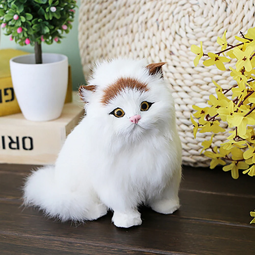 Игрушечный реквизит для фотосъемки с имитацией толстого кота ручной работы Домашний декор для автомобиля подарок
