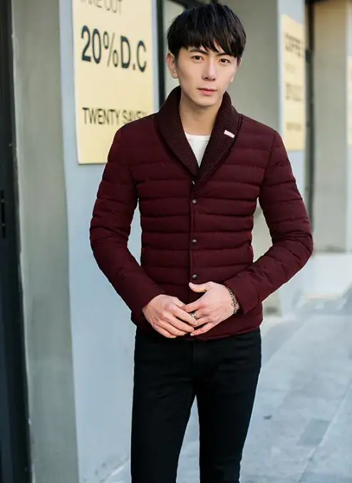 

HOT / Winter Male New Fashion Thickening cotton-padded jacket type of cultivate one's morality men's coat