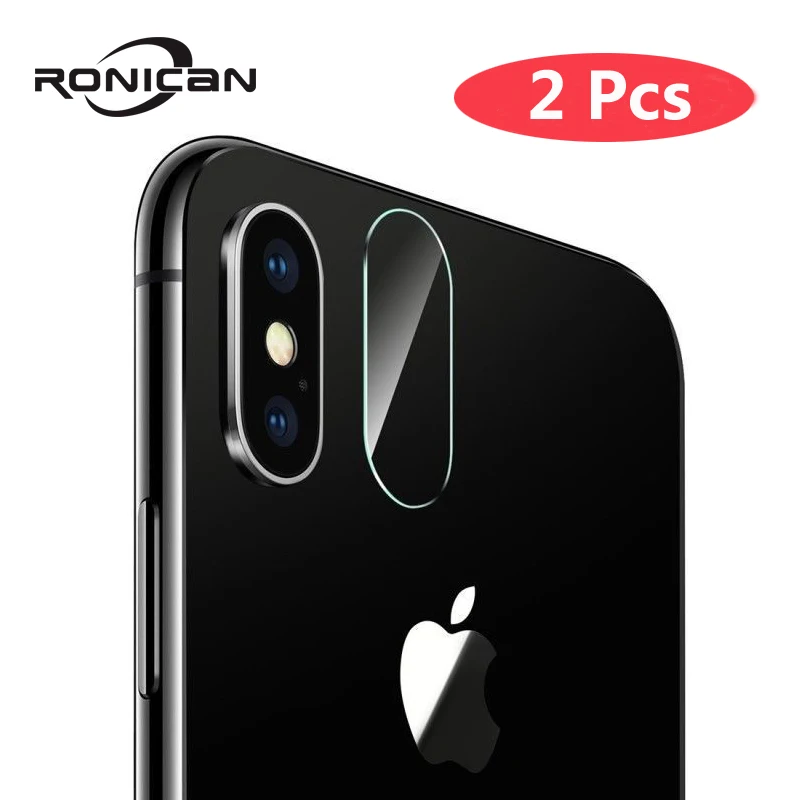 

2 Pcs Camera Len film screen protector Protective 8plus 7plus XR For iPhone X 8 7 plus XS MAX protector clean mobile phone glass