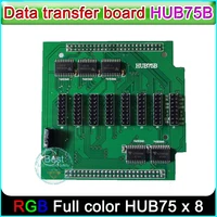 hd control card hub75 adapter plate led full color display control card data transfer board