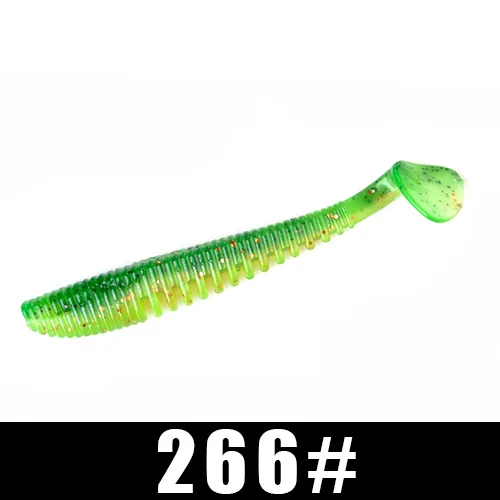 266 FISH KING рыболовные приманки мягкие приманки для рыбалки 75 мм/3,5 г 100 мм/8,0 г 125 мм/11,5 г воблеры Shad Карп силиконовые искусственные - Цвет: 266