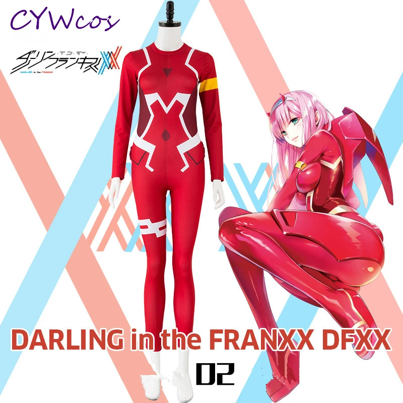 DARLING in the FRANXX DFXX ZERO TWO 02 национальная команда маскарадный костюм комбинезоны