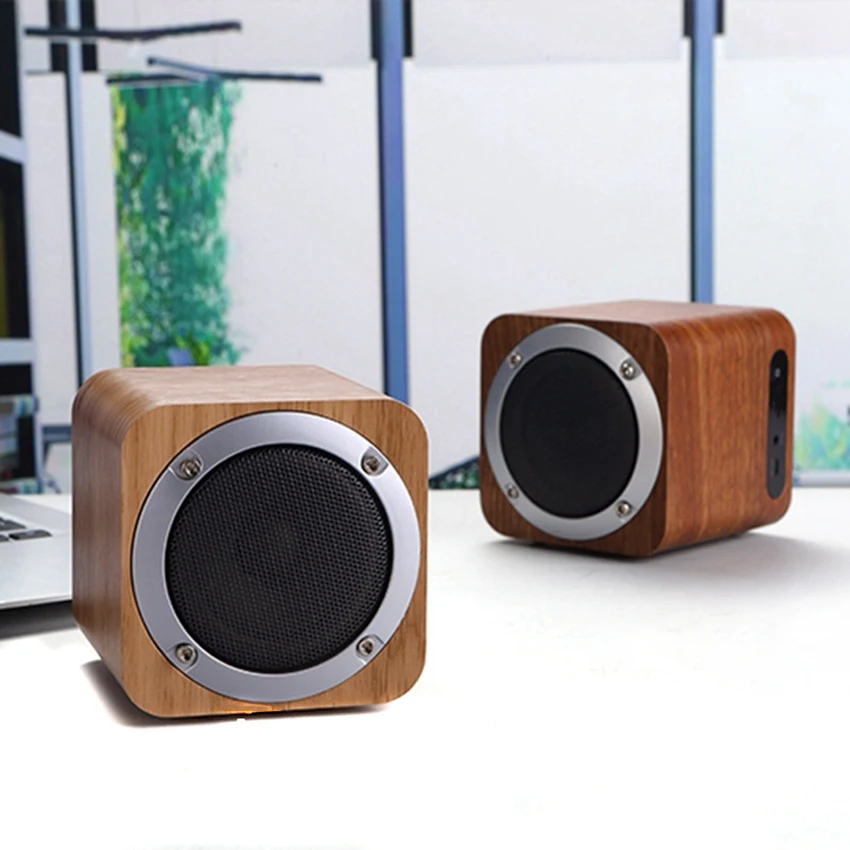 Funelego Деревянный беспроводной Bluetooth динамик Портативный HiFi сабвуфер Altavoz Саундбар