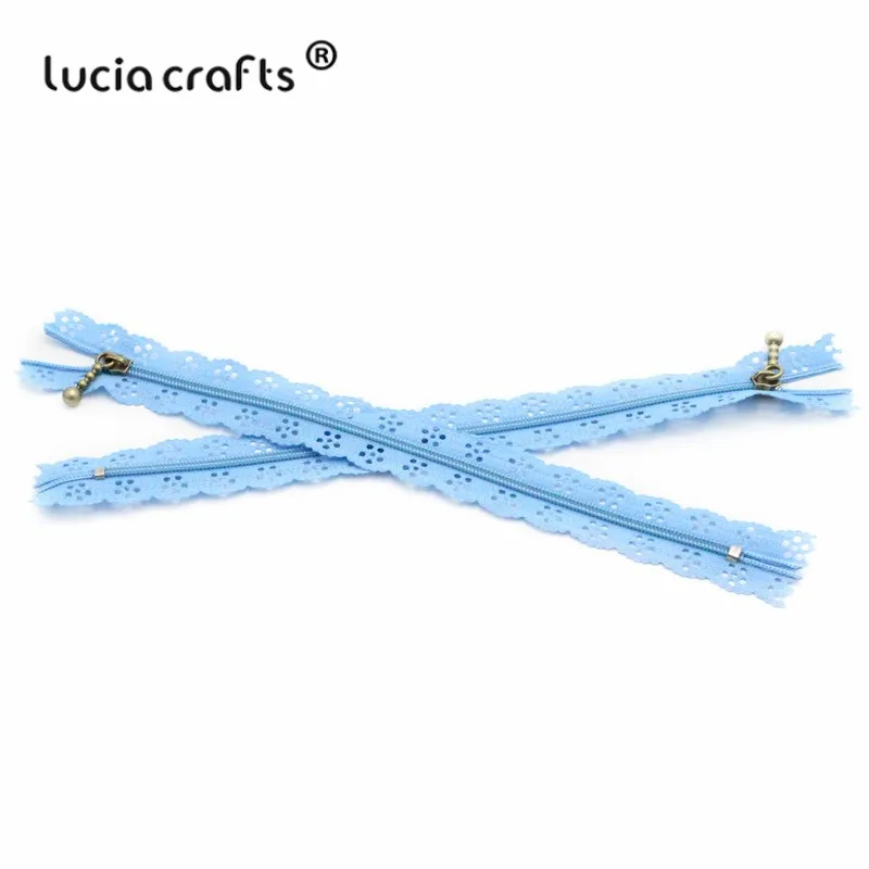 Lucia ремесла 20 см нейлон катушки красивые кружева молнии для DIY сумка портной канализации ремесло розничная J0301