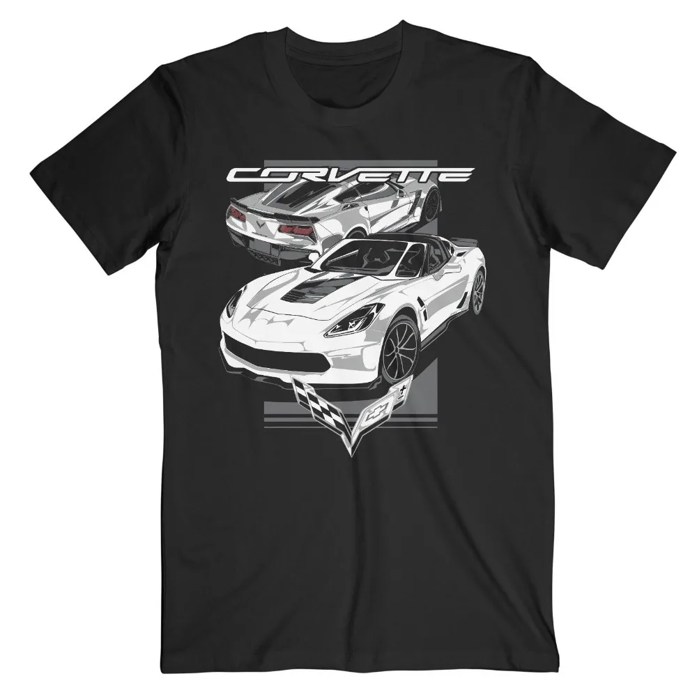2019 горячая Распродажа 100% хлопок Chevrolet Corvette ZO6 6 2 Supercharged LT4 США футболка|Мужские