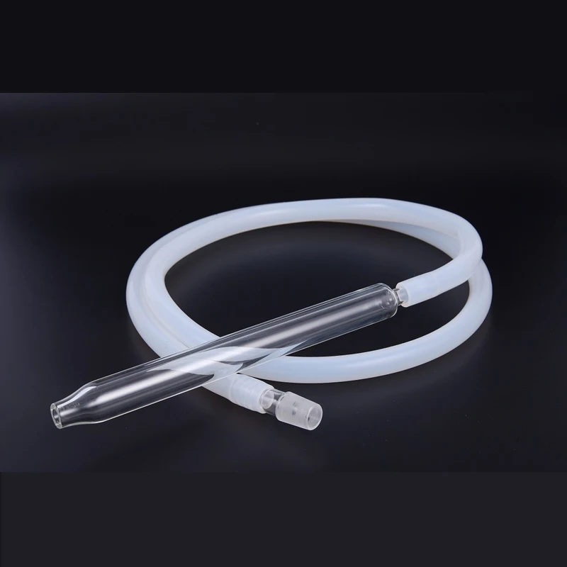 Hookah Hose Set Shisha Adapter Chicha Nargile Glass NarguileLed Art BossZaharh Big Mouth Piece Tuyau Silicone |