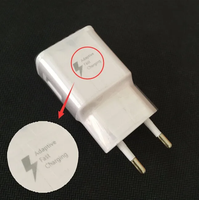 10 шт./ЛОТ OEM оригинал для Galaxy S6 и Edge Note 4 Адаптивная Быстрая зарядка быстрая EU вилка