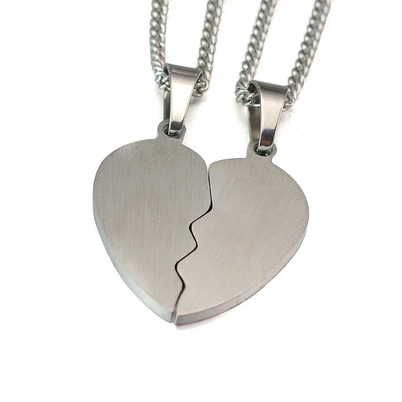 Двухцветное разделенное двойное ожерелье с подвеской-символом для лучшей