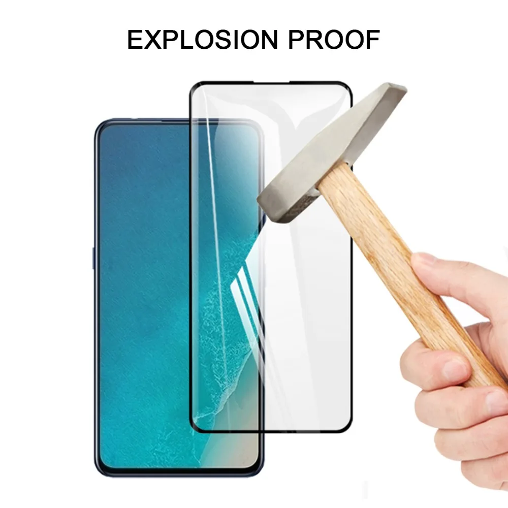 Новинка 9H закаленное стекло с полным клеем для VIVO S1 X27 полное покрытие Защита