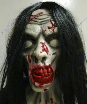 

vampire With Hair Latex Monster Mask for Halloween Latex Devil Masks
