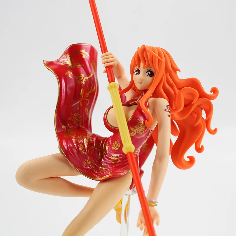18 см фигурки японского аниме Nami Cheongsam Battle Ver. Экшн фигурка из ПВХ игрушечные