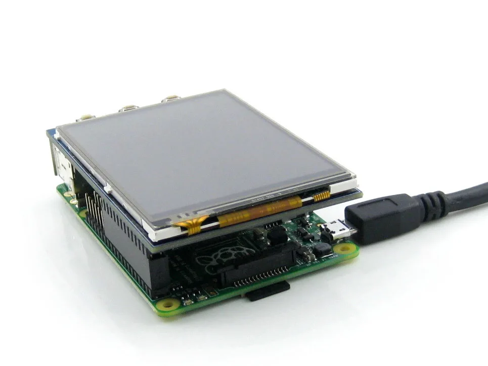 3 2-дюймовый резистивный сенсорный экран разрешение 320x240 TFT ЖК RPi LCD (B) предназначен