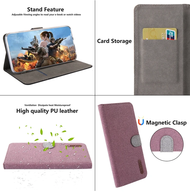 Redmi 6 Pro Case For Xiaomi 6A Luxury Cloth Texture Fabric Leather Cover Coque | Мобильные телефоны и аксессуары