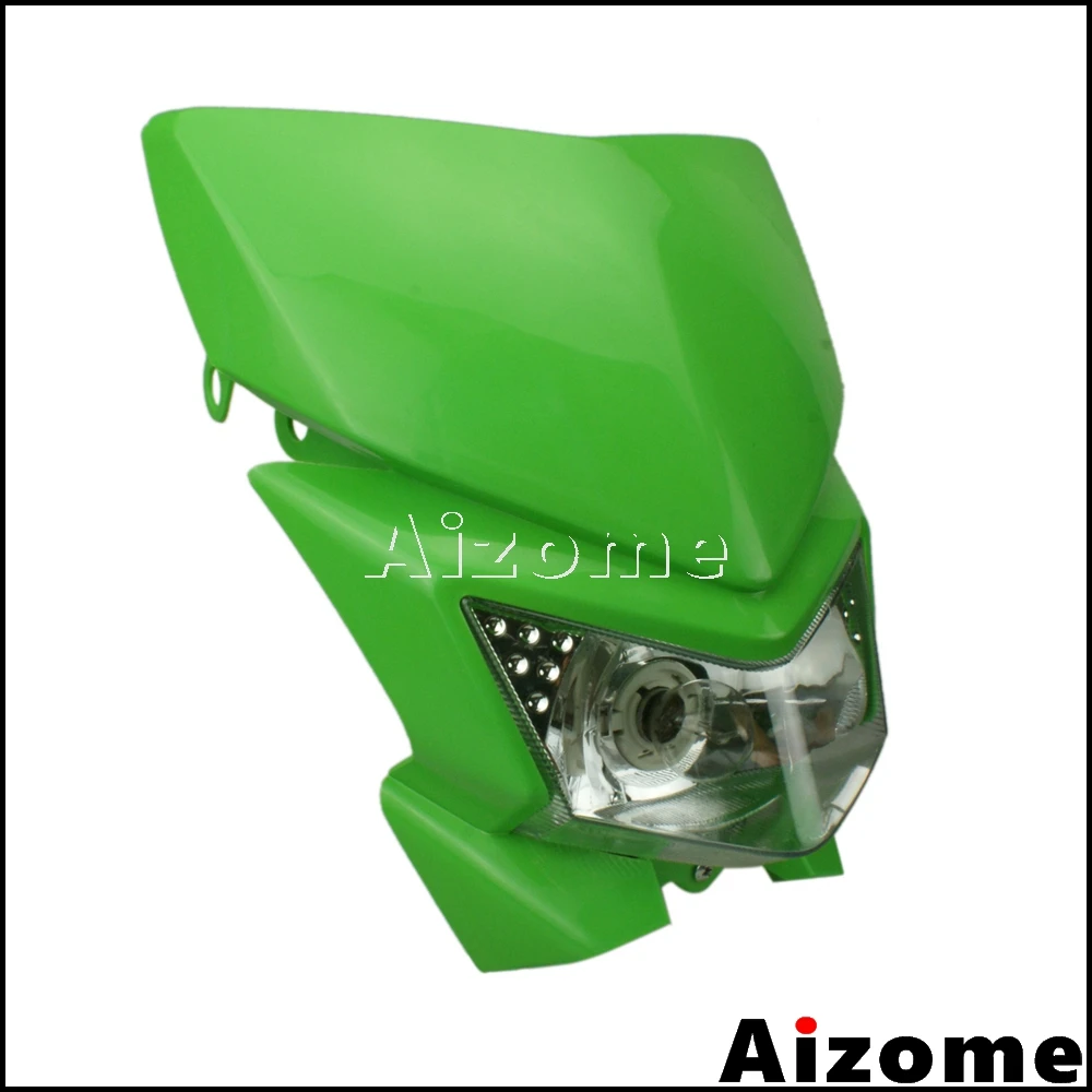 Универсальный двойной спортивный обтекатель передней фары Enduro для EXC KLX KMX RMZ DRZ KX XR