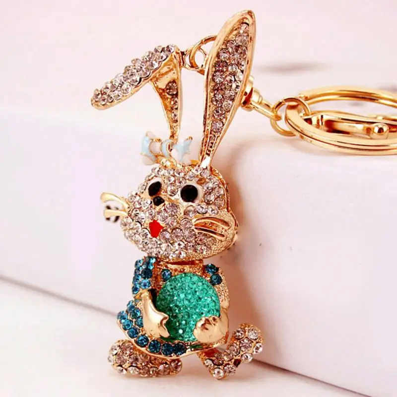 Новое поступление милые животные кролик брелок и кулон Для женщин Мода Стиль 2018