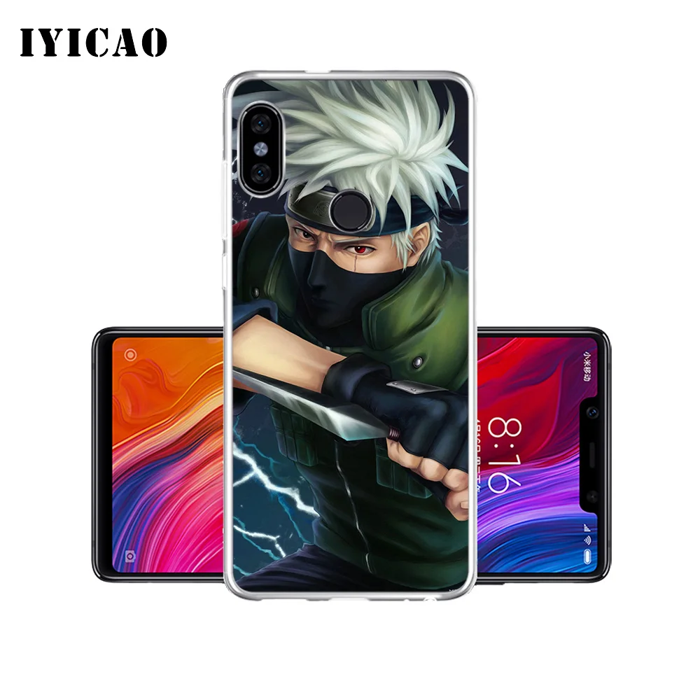 IYICAO Naruto Kakashi Guy Мягкий силиконовый чехол для телефона Xiaomi Mi 9 8 SE 6 A1 A2 Lite F1 MIX2S MIX3 TPU