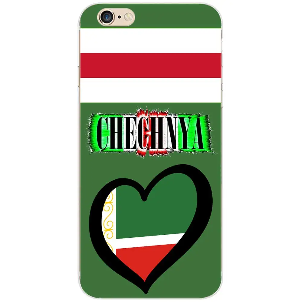Чехлы из ТПУ для iPhone 6 7 8 S XR X Plus 11 Pro Max I Am From Chechen Wolf National Flag античная тема|Бамперы| |