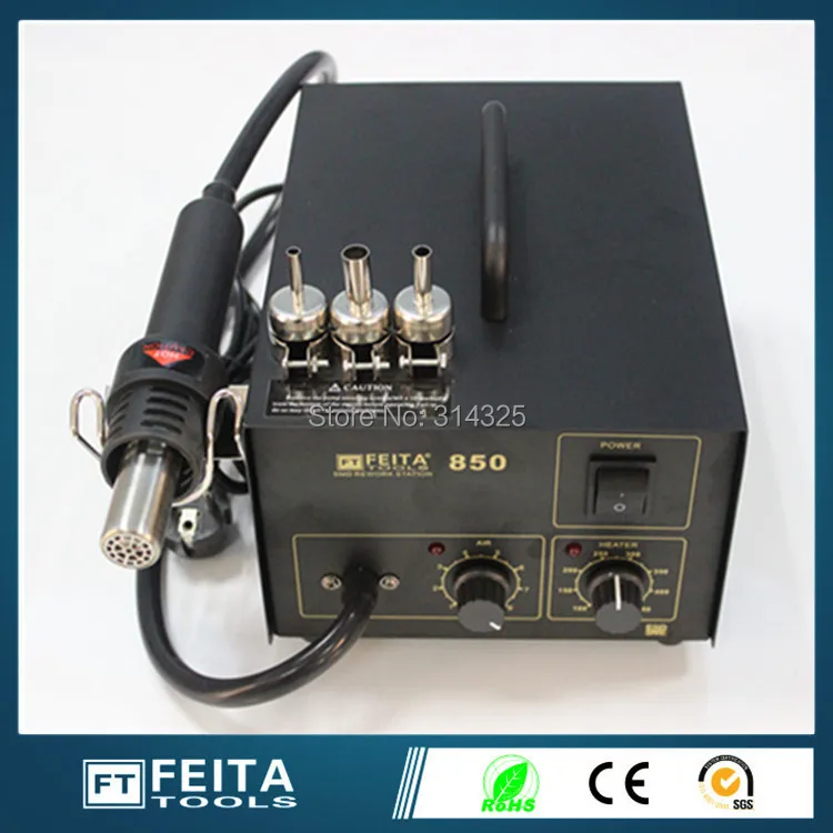 Высококачественный пистолет горячего воздуха FEITA FT850 бессвинцовая SMD наладочная